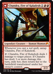 【ENG】《カラデシュの火、チャンドラ/Chandra, Fire of Kaladesh》[ORI]