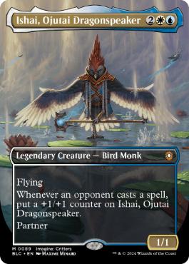【ENG】【Foil】■ボーダーレス■《オジュタイの龍語り、イーシャイ/Ishai, Ojutai Dragonspeaker》[BLC]