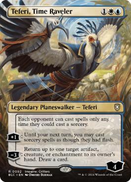【ENG】【Foil】■ボーダーレス■《時を解す者、テフェリー/Teferi, Time Raveler》[BLC]