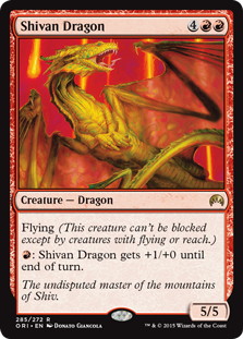 【JPN】《シヴ山のドラゴン/Shivan Dragon》[ORI]