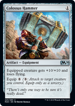 【ENG】【Foil】《巨像の鎚/Colossus Hammer》[M20]