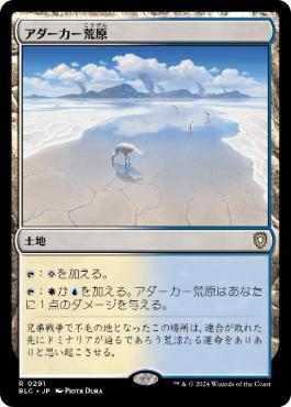 【JPN】《アダーカー荒原/Adarkar Wastes》[BLC]