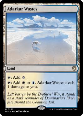 【ENG】《アダーカー荒原/Adarkar Wastes》[BLC]