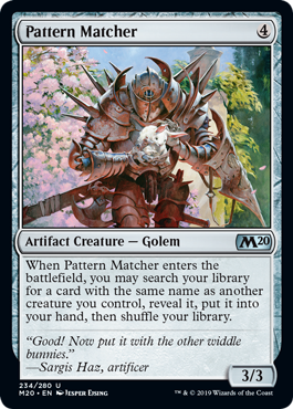 【ENG】【Foil】《見本に倣うもの/Pattern Matcher》[M20]