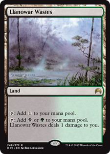 【ENG】《ラノワールの荒原/Llanowar Wastes》[ORI]