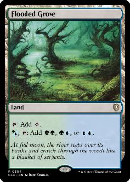 【ENG】《溢れかえる果樹園/Flooded Grove》[BLC]
