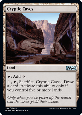 【ENG】【Foil】《謎めいた洞窟/Cryptic Caves》[M20]
