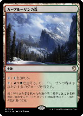 【JPN】《カープルーザンの森/Karplusan Forest》[BLC]