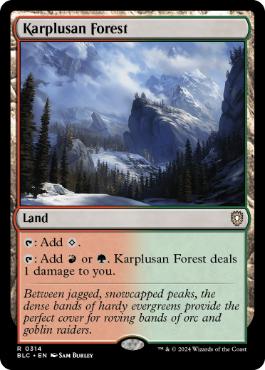 【ENG】《カープルーザンの森/Karplusan Forest》[BLC]