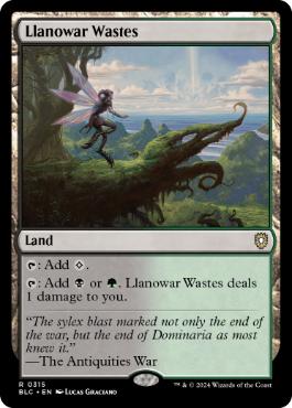 【ENG】《ラノワールの荒原/Llanowar Wastes》[BLC]