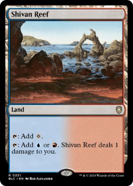 【ENG】《シヴの浅瀬/Shivan Reef》[BLC]