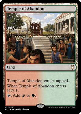 【ENG】《奔放の神殿/Temple of Abandon》[BLC]