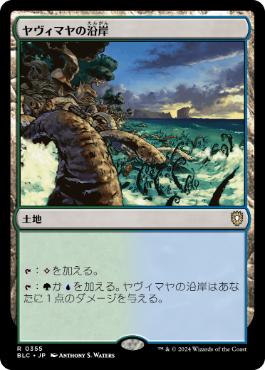【JPN】《ヤヴィマヤの沿岸/Yavimaya Coast》[BLC]
