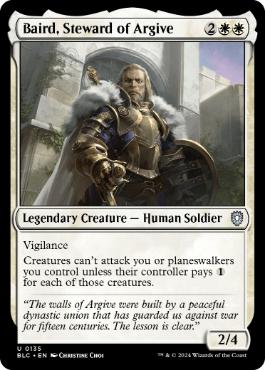 【ENG】《アルガイヴ国家執事、ベイルド/Baird, Steward of Argive》[BLC]