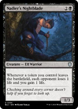 【ENG】《ネイディアの夜刃/Nadier's Nightblade》[BLC]