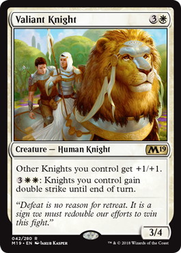 【ENG】《勇敢な騎士/Valiant Knight》[M19]