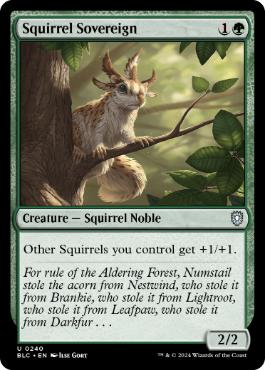 【ENG】《リスの君主/Squirrel Sovereign》[BLC]