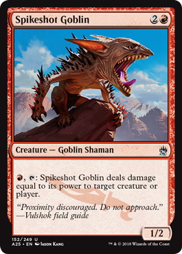 【ENG】【Foil】《トゲ撃ちゴブリン/Spikeshot Goblin》[A25]