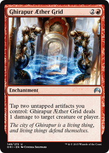 【ENG】【Foil】《ギラプールの霊気格子/Ghirapur Aether Grid》[ORI]