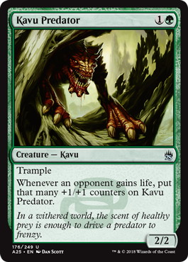 【ENG】【Foil】《カヴーの捕食者/Kavu Predator》[A25]