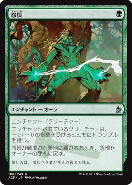 【JPN】【Foil】《怨恨/Rancor》[A25]