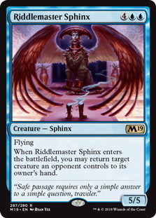 【ENG】《謎かけ達人スフィンクス/Riddlemaster Sphinx》[M19]