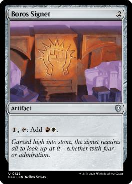 【ENG】《ボロスの印鑑/Boros Signet》[BLC]