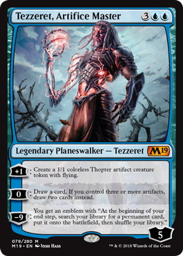【ENG】《工匠の達人、テゼレット/Tezzeret, Artifice Master》[M19]