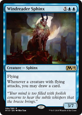 【ENG】《風読みのスフィンクス/Windreader Sphinx》[M19]