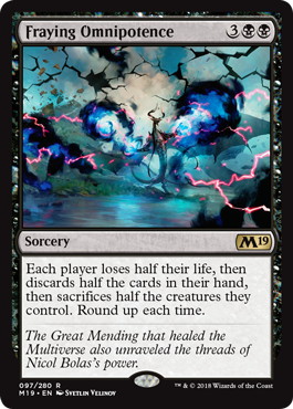 【ENG】《消耗した全能/Fraying Omnipotence》[M19]