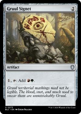 【ENG】《グルールの印鑑/Gruul Signet》[BLC]