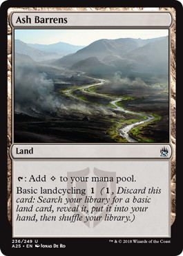 【ENG】【Foil】《灰のやせ地/Ash Barrens》[A25]