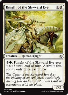 【ENG】【Foil】《天望の騎士/Knight of the Skyward Eye》[A25]