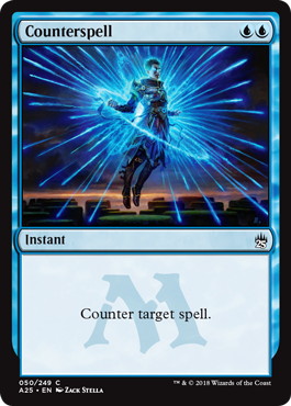 【ENG】【Foil】《対抗呪文/Counterspell》[A25]