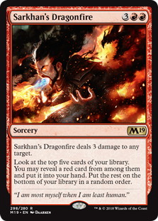 【ENG】《サルカンの竜火/Sarkhan's Dragonfire》[M19]
