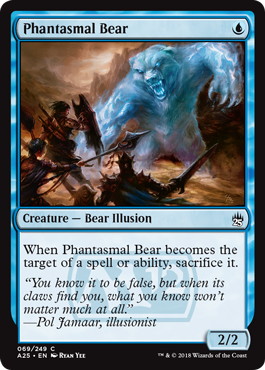 【ENG】【Foil】《幻影の熊/Phantasmal Bear》[A25]
