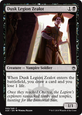 【ENG】【Foil】《薄暮軍団の盲信者/Dusk Legion Zealot》[A25]