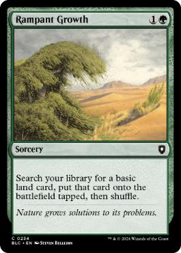 【ENG】《不屈の自然/Rampant Growth》[BLC]
