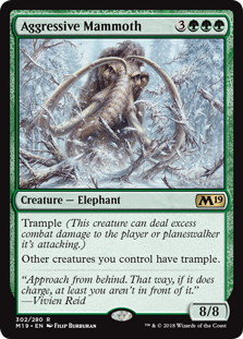 【ENG】《攻撃的なマンモス/Aggressive Mammoth》[M19]