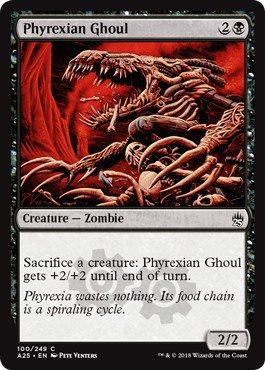 【ENG】【Foil】《ファイレクシアの食屍鬼/Phyrexian Ghoul》[A25]
