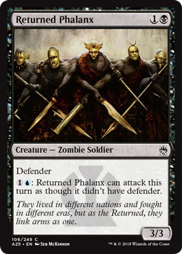【ENG】【Foil】《蘇りし者の密集軍/Returned Phalanx》[A25]