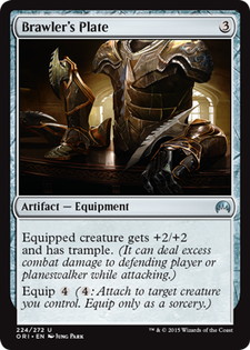 【ENG】【Foil】《喧嘩屋の板金鎧/Brawler's Plate》[ORI]