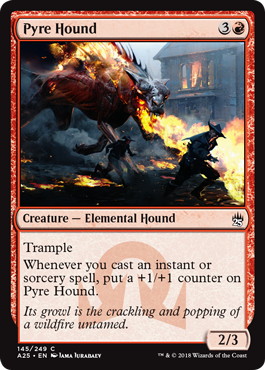 【ENG】【Foil】《火の猟犬/Pyre Hound》[A25]