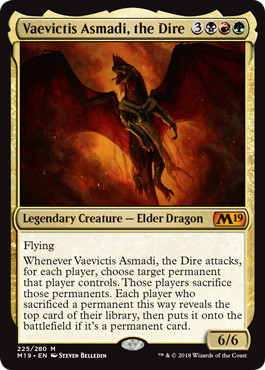 【ENG】《暴虐の龍、アスマディ/Vaevictis Asmadi, the Dire》[M19]