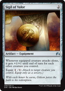 【ENG】【Foil】《武勇の印章/Sigil of Valor》[ORI]