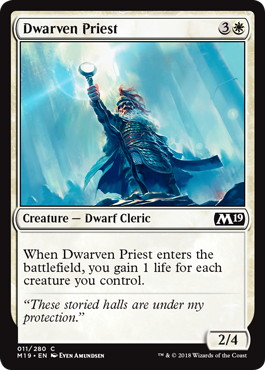 【ENG】《ドワーフの僧侶/Dwarven Priest》[M19]