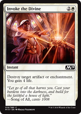 【ENG】《神聖の発動/Invoke the Divine》[M19]