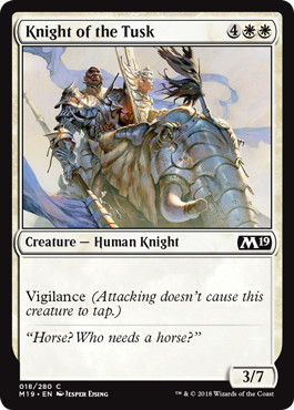 【ENG】《牙の騎士/Knight of the Tusk》[M19]