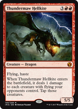 【ENG】《雷口のヘルカイト/Thundermaw Hellkite》[IMA]