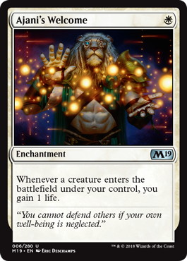 【ENG】《アジャニの歓迎/Ajani's Welcome》[M19]